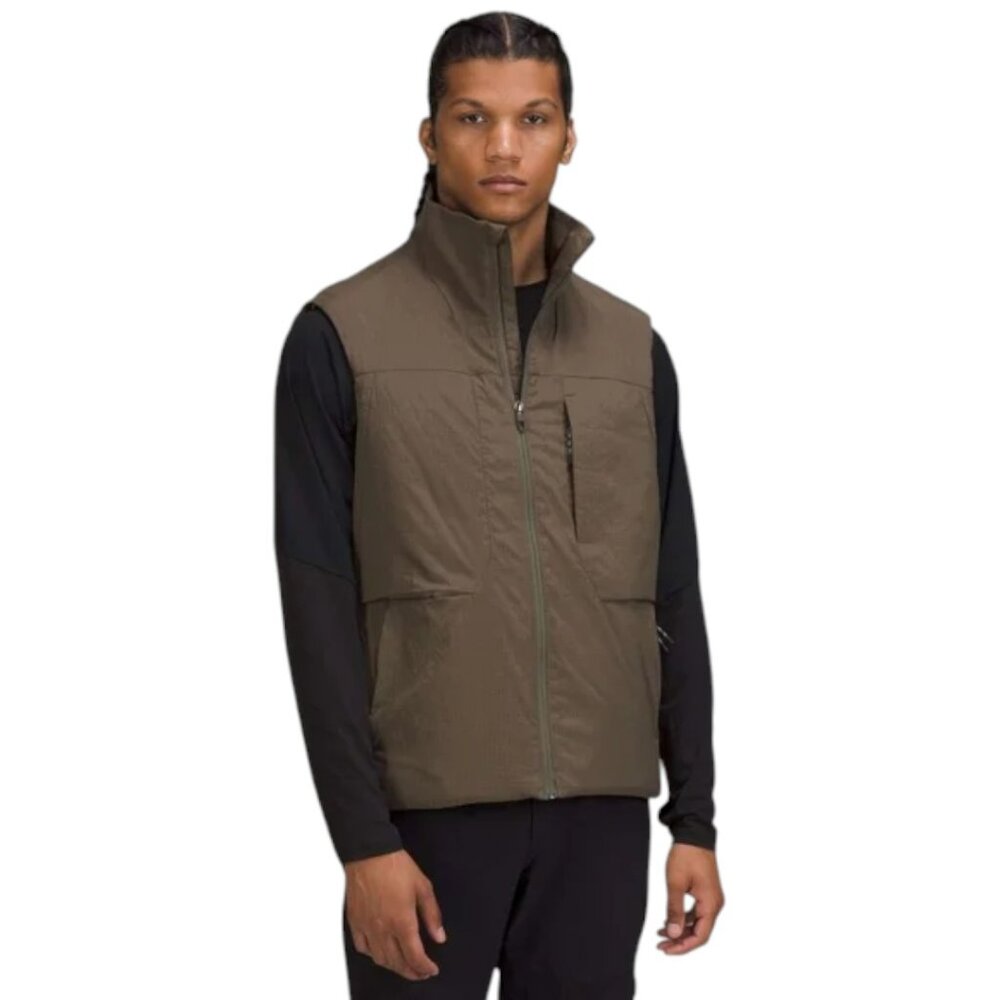Lululemon Insulated Hiking Vest Carob Brown - Picture 1 of 16